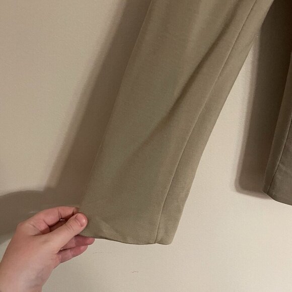 Philosophy Womn 14 Beige Desert Rock Single Button Front Ponte Blazer Jacket NWT - Picture 3 of 13